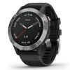 Đồng Hồ Thông Minh Garmin fenix 6 GPS (Bạc - Dây Đen)
