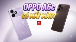 OPPO A6c có mấy màu? Nên chọn màu tím hay nâu?
