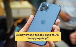 Số máy iPhone bắt đầu bằng chữ M mang ý nghĩa gì?