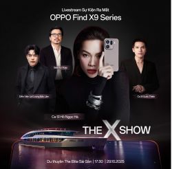 Sự kiện ra mắt OPPO Find X9 Series tại Việt Nam: Đại tiệc công nghệ kết hợp âm nhạc