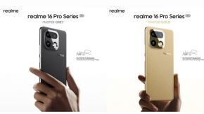 Realme 16 Pro Plus 5G có mấy màu? Vàng & Xám nổi bật