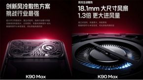 Redmi K90 Max chơi game mát, đạt chuẩn kháng nước IP69