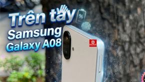 Trên tay Galaxy A08 tại Đức Huy Mobile: Có gì mới?