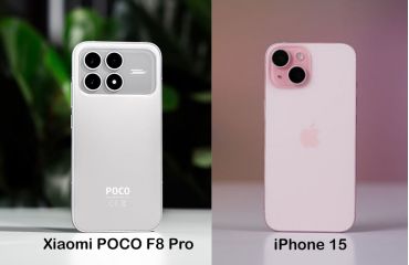 So sánh Xiaomi POCO F8 Pro với iPhone 15 Chi tiết