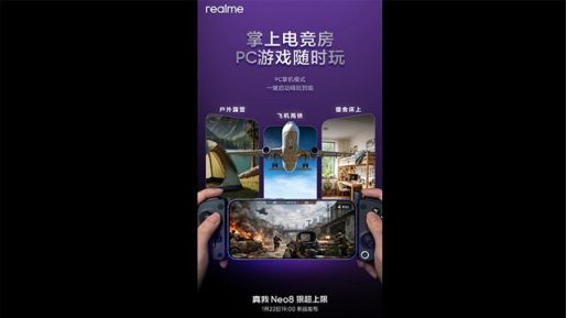 realme Neo 8 hỗ trợ chơi game PC cầm tay cực đỉnh