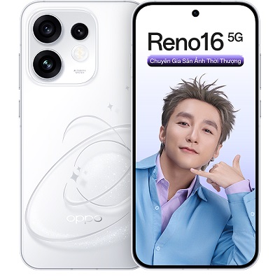 OPPO Reno 16 màu Trắng